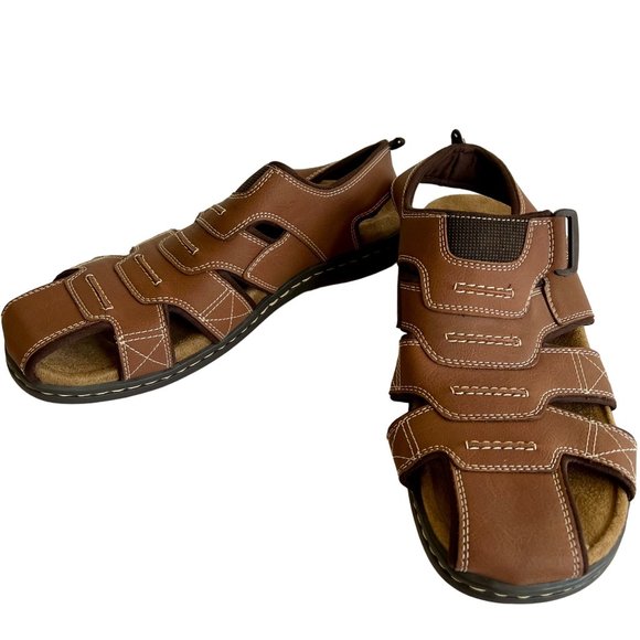 Dockers Mens Sandals Brown Closed Toe Comfort Summer Shoes US 11 EU 44 new main image 5